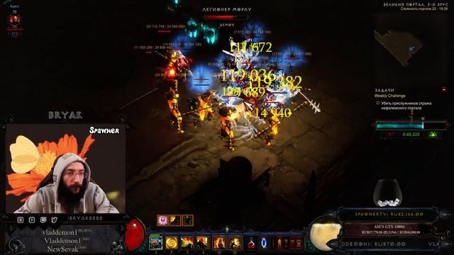 Соревновательный портал 4:28,033 Challenge rift PTR 2.6.0 Diablo 3 Week 5 Monk 2xUliana смотреть онлайн