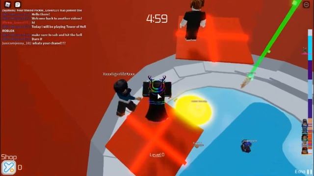 TOWER OF HELL AND ID NOT GO AS WELL (ROBLOX) смотреть онлайн