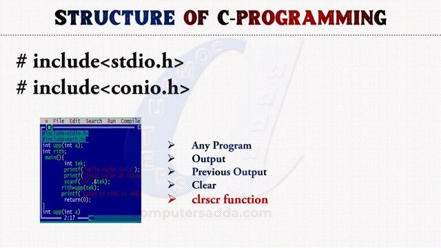 18 || Structure of C-Programming in Telugu || C-Language Telugu Tutorials || Computersadda.com смотреть онлайн