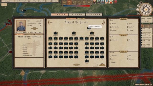 Military Tab and Mechanics Tutorial l Grand Tactician: The Civil War смотреть онлайн