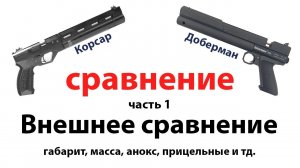 Корсар и Доберман 350 эксцентрик – сравнение, часть 1