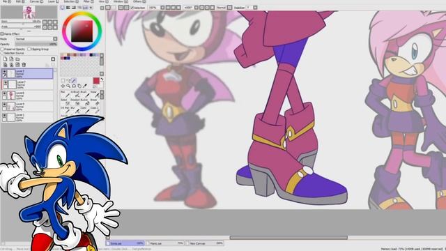 .:SONIC SKETCHBOOK | How would Sonia and Manic look in the Modern Sonic games?:. смотреть онлайн