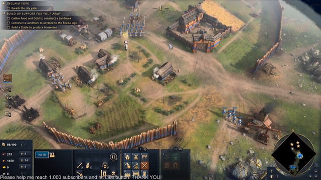 Age of Empires IV 2024. Siege of York. No Commentary gameplay. 2K | 60 FPS смотреть онлайн