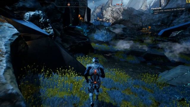 Mass Effects Andromeda Gameplay 10 minutes lenovo legion Y720 Tweaked Settings 60 fps смотреть онлайн