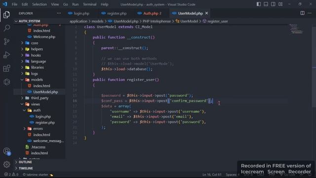 PHP CodeIgniter Tutorials | Simple Login and Register in PHP CodeIgniter | Part 1 смотреть онлайн