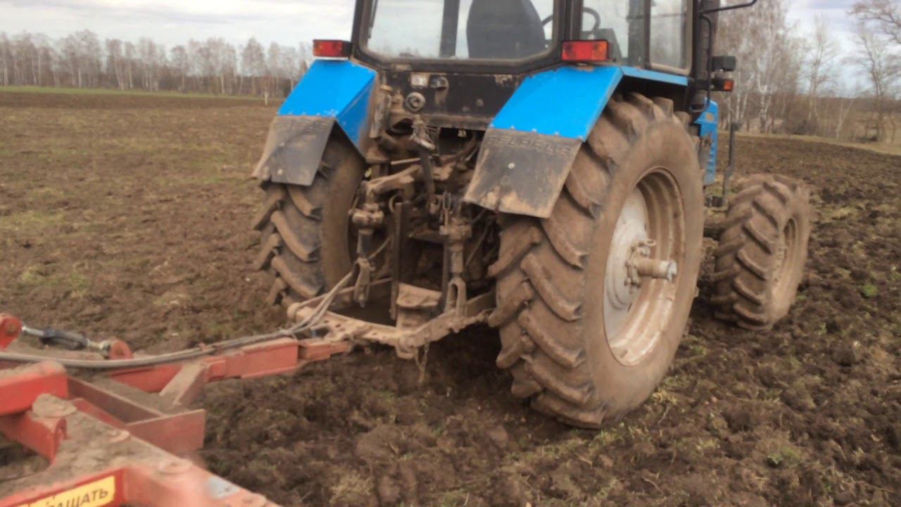 Весеннее дискование в КФХ 