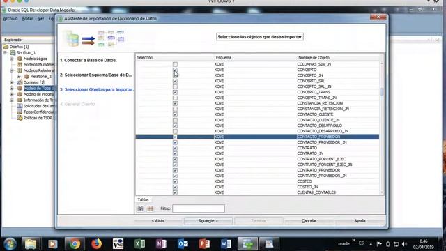 ORACLE DATA MODELER paso 1 importar esquema por primera vez смотреть онлайн