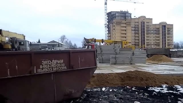 Строительство СУ-155 в Андреевке, Солнечногорский район Московской области, часть 2 смотреть онлайн