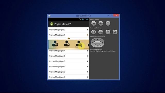 PopUpMenu v2 animation смотреть онлайн
