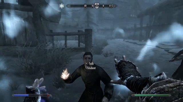 Skyrim - Helping a Student from the College Of Winterhold (RANDOM ENCOUNTER) смотреть онлайн