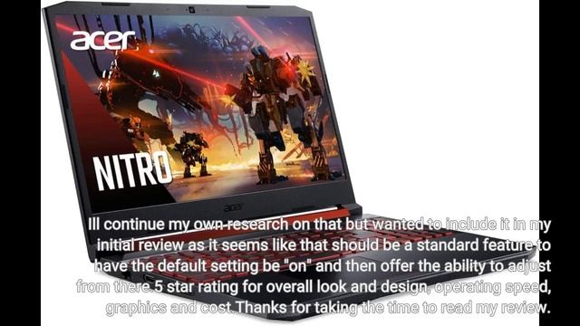 Review Acer Nitro 5 Gaming Laptop, 9th Gen Intel Core i5-9300H, NVIDIA GeForce GTX 1650, 15.6"... смотреть онлайн