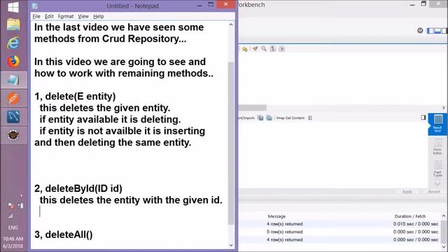 Spring Boot Using Crud Repository Part - 3 | Delete Operations смотреть онлайн
