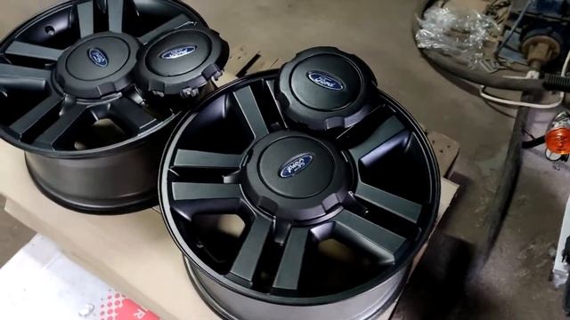 Ford F150 wheels black matte смотреть онлайн