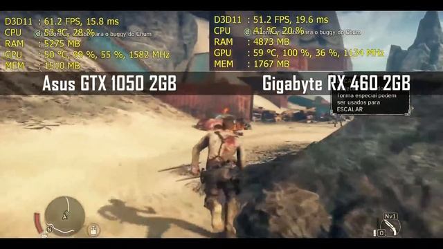 ТЕСТ ВИДЕОКАРТ GTX 1050 (2GB) vs RX 460 2GB (16 ИГР) смотреть онлайн