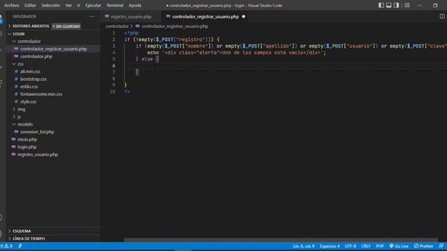 Registro de Usuarios con PHP y MYSQL [ REGISTRAR DATOS ] смотреть онлайн