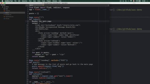 Python Code Review Flask Web Security Tutorial + Virtualenvs, requirements.txt смотреть онлайн