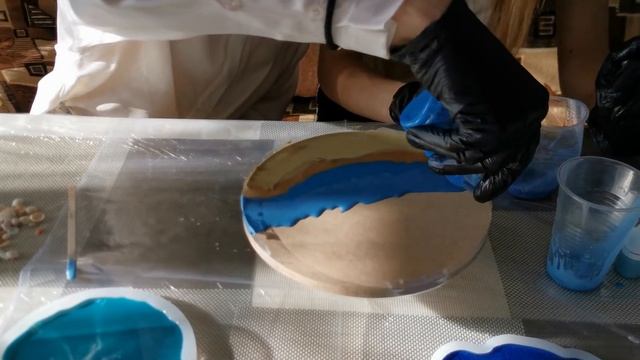 КАРТИНА ИЗ ЭПОКСИДНОЙ СМОЛЫ. смотреть онлайн