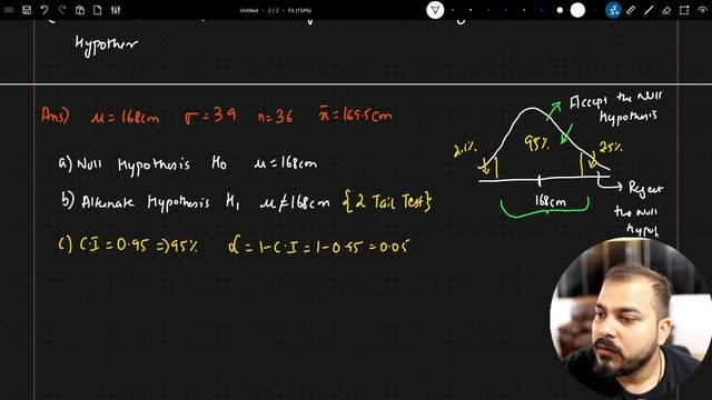 Tutorial 17-Hypothesis Testing And Statistical Analysis Using Z test смотреть онлайн