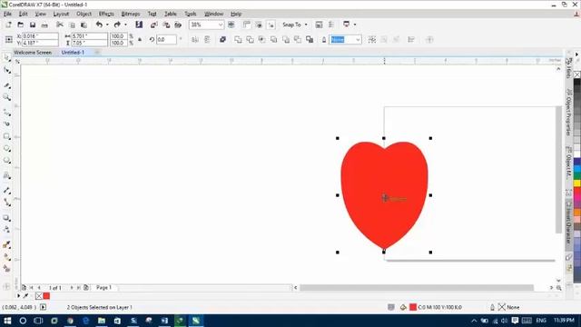How To Create Heart Shape With CorelDraw? смотреть онлайн