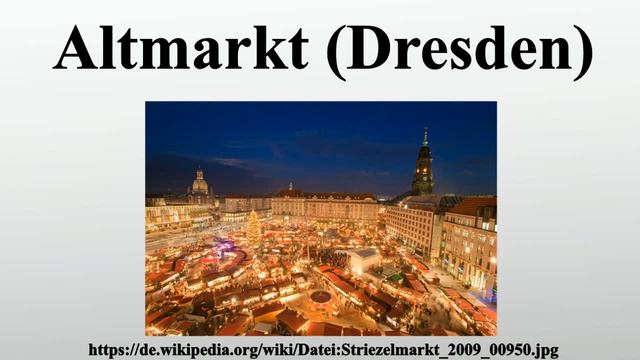 Altmarkt (Dresden) смотреть онлайн