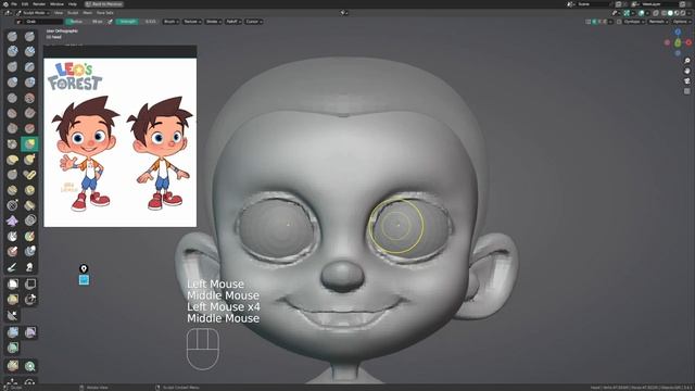 Leo Character Creation | Blender Beginner Tutorial in Hindi | Part 3 fixing the Head смотреть онлайн
