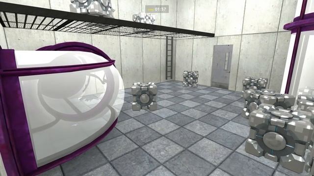 Gmod Prop Hunt Funny Moments - Portal Map! (Garry's Mod) смотреть онлайн