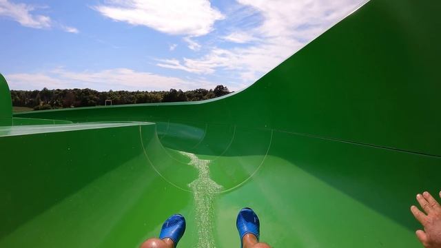 Space Bowl Water Slide at Aquapark Aquacolors смотреть онлайн