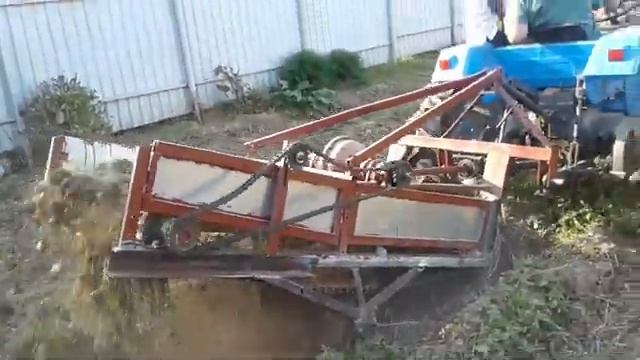 САМОДЕЛЬНАЯ КАРТОФЕЛЕКОПАЛКА ОДНОРЯДНАЯ ИЗ ПОДРУЧНЫХ СРЕДСТВ смотреть онлайн
