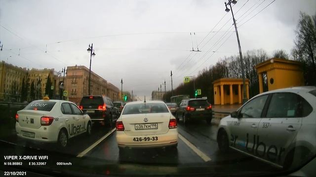 Санкт-Петербург с южной части до Апрашки, Пулковское шоссе, Московский пр., наб. реки Фонтанки. смотреть онлайн