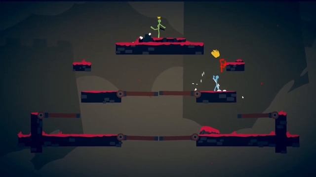 МЫ ОБЬЕДЕНИЛИСЬ ПРОТИВ ОГРОМНОГО БОССА В НОВОЙ ВЕСЁЛОЙ ИГРЕ STICK FIGHT THE GAME смотреть онлайн