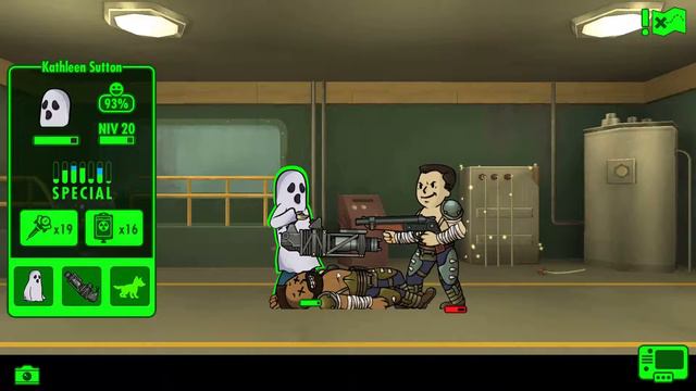 Fallout Shelter #18 / Misión: Broma fantasmal / Gameplay Español смотреть онлайн