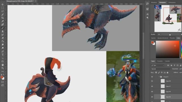 Disruptor - Ilustración en Photoshop (Dota 2) смотреть онлайн