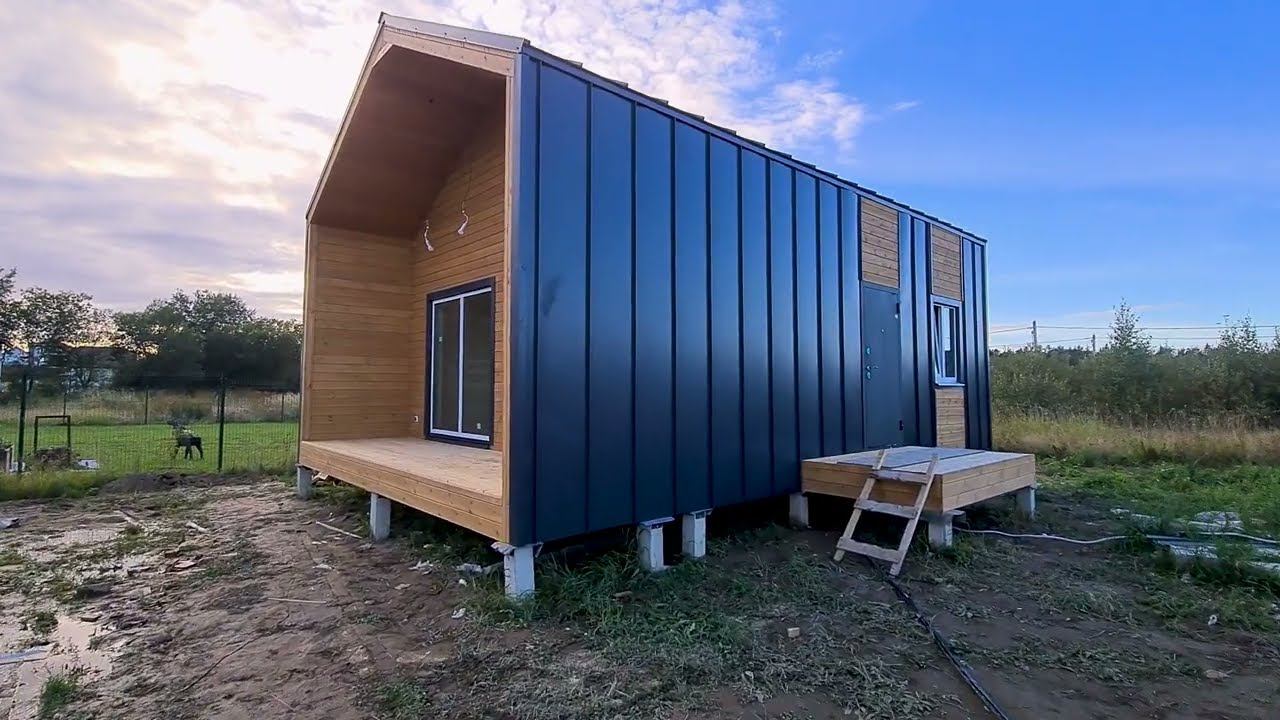 Обзор барнхауса 6×9 м² в п. Лесколовское | Компактный и просторный барнхаус под ключ смотреть онлайн