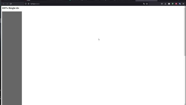 How To Make A Div 100% Height Of The Window HTML Tutorial смотреть онлайн