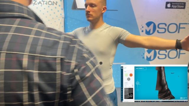 Torso scan with MSoft and the EinScan H scanner смотреть онлайн