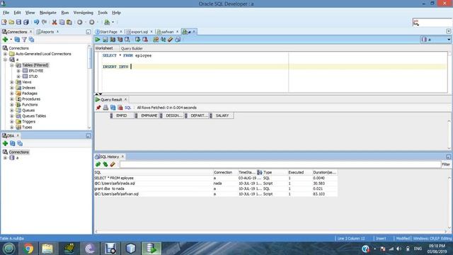 How To Create Table, How To INSERT data and How To Retrieve data in Oracle смотреть онлайн