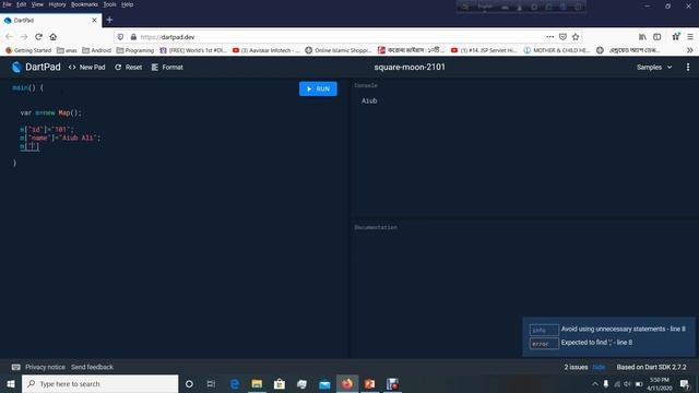 Dart Bangla Tutorial ! Map Using Constructor ! part 3 Lecture 23 смотреть онлайн