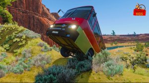 Мультик про Машинки - Машинки, бездорожье и резкий подъем. МанкиМульт