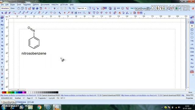 How to draw the chemical structure using ChemSketch смотреть онлайн