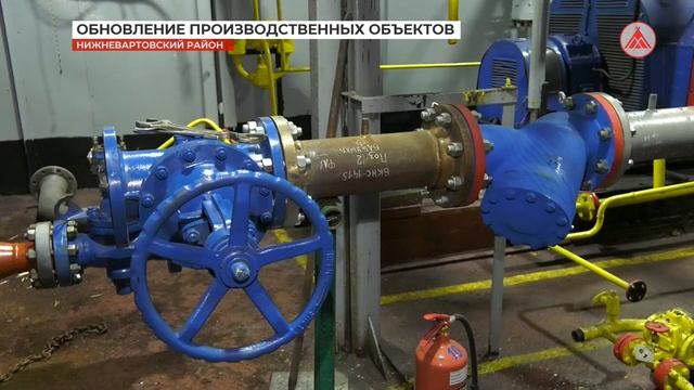 На Нонг-Ёганском месторождении ТПП "Покачёвнефтегаз" обновляют БКНС-15. смотреть онлайн