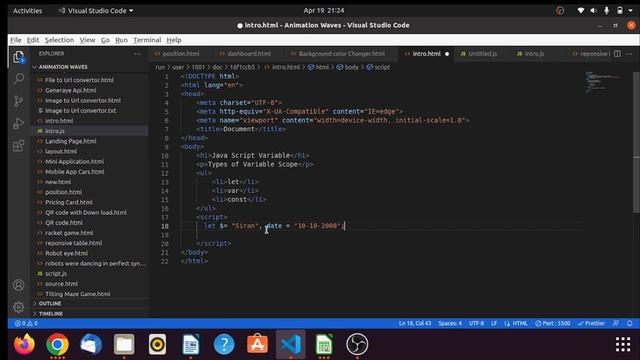 Types of Variables in Javascript | Easy to learn variable and full explanation tamil смотреть онлайн