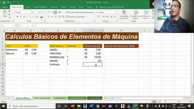 EXCEL PARA INICIANTE: CÁLCULOS BÁSICOS PASSO A PASSO смотреть онлайн