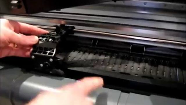 Designjet 510 repair - replace cutter смотреть онлайн