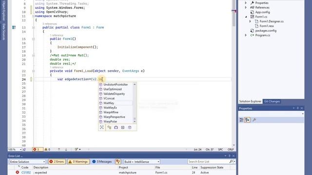 How to detect edges from canny detector using OpencvSharp in C# смотреть онлайн