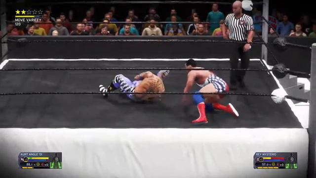 FULL MATCH: Rey Mysterio Vs. Kurt Angle: SummerSlam 2002 WWE2K20