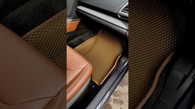Установили ЕВА коврики на Subaru Forester 2021 год. смотреть онлайн
