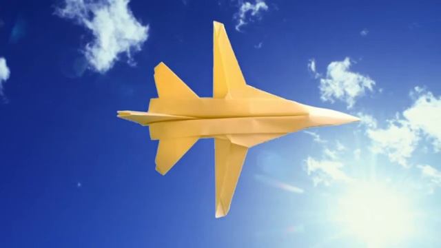 Origami Planes - Sukhoi SU-24 Fencer  With No Cuts And No Glue