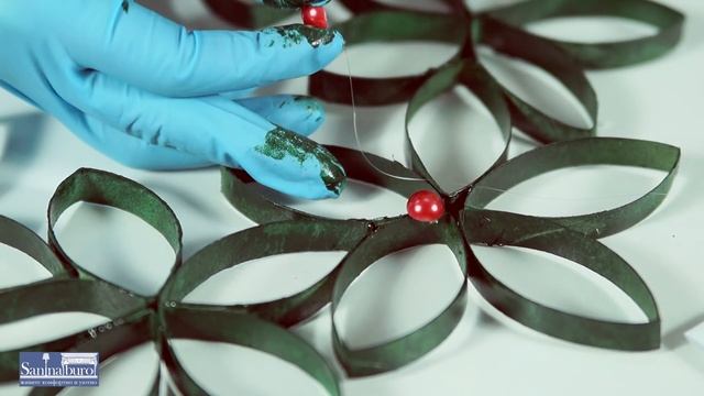 DIY Новогодний декор из туалетной бумаги. Идеи для декора квартиры от Катерина Санина смотреть онлайн
