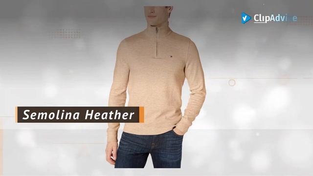 Tommy Hilfiger Men's 1/4 Zip Mockneck Sweatshirt 2019 Color Collection смотреть онлайн