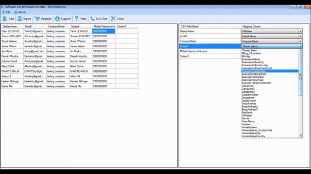 How to Convert CSV to Vcard (VCF) using Softaken Converter смотреть онлайн